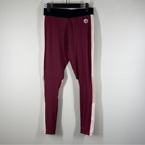 SILIK SPORT Size M Yoga Sport Pant Leggings Burgundy